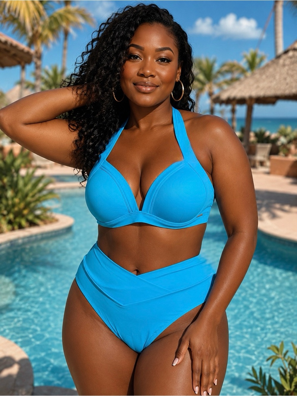 Victoria's Secret Bright Teal Two-Piece Bikini Set